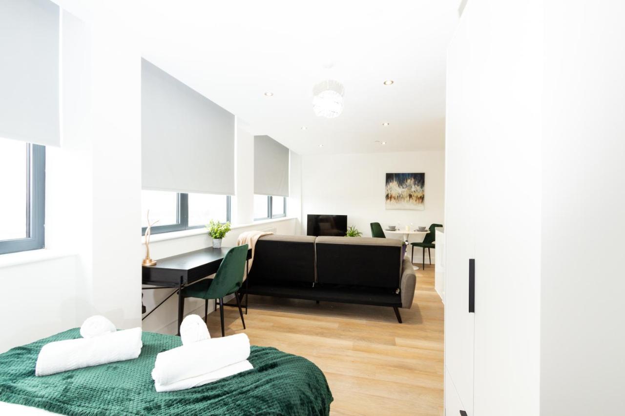 맨체스터 Stylish Studio Apt Overlooking Old Trafford 아파트 외부 사진