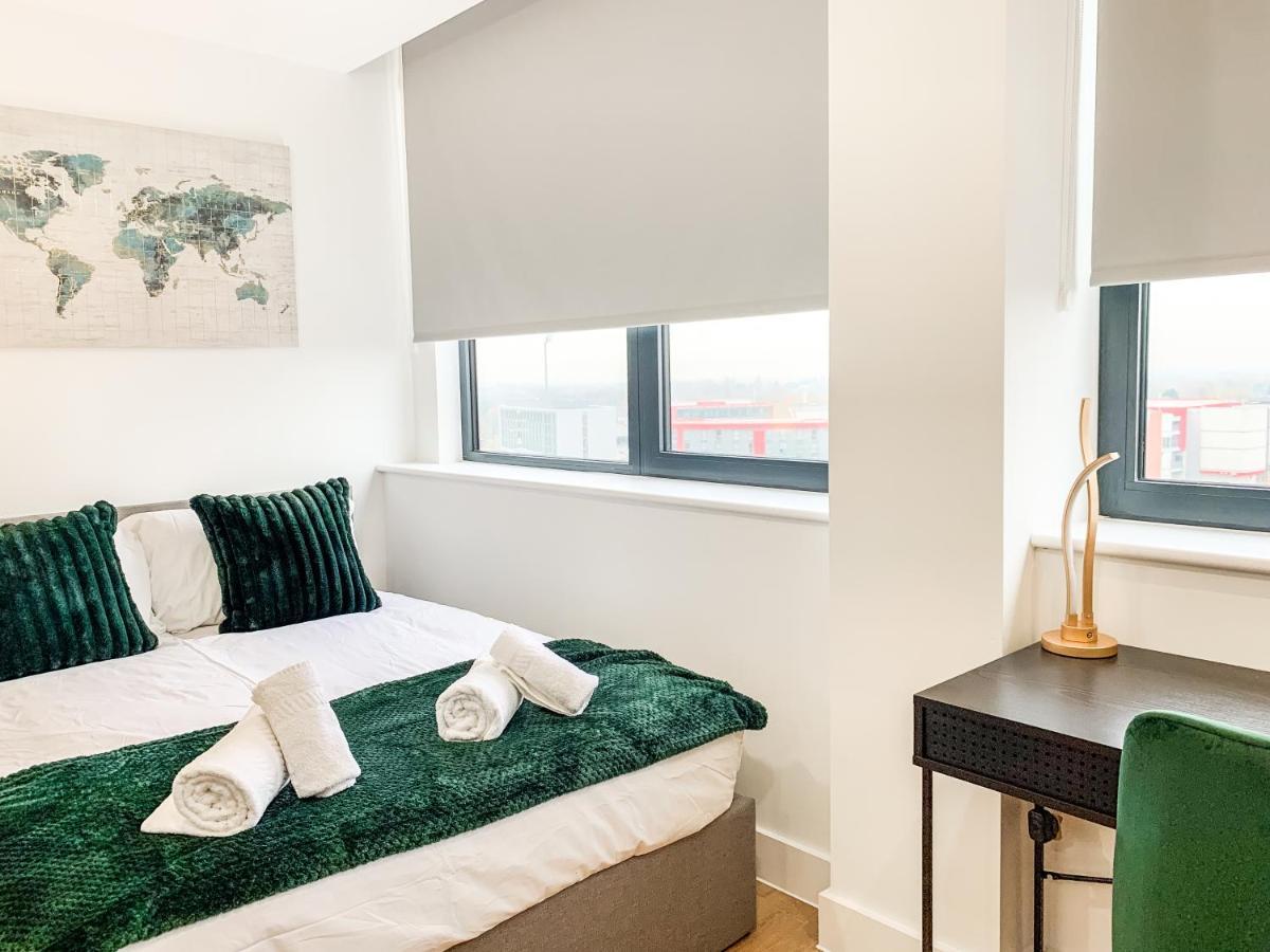 맨체스터 Stylish Studio Apt Overlooking Old Trafford 아파트 외부 사진